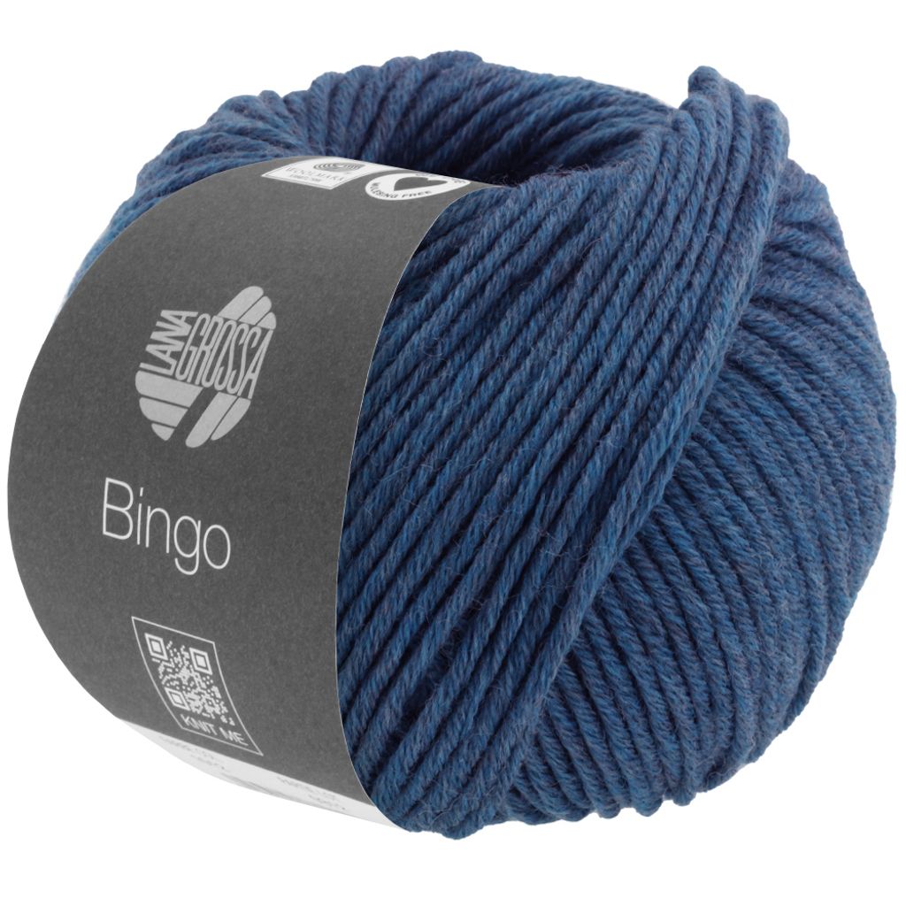 Lana Grossa - Bingo Melange 1021 dunkelblau meliert