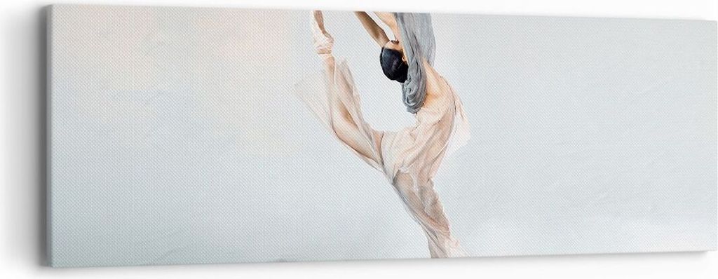 Bild auf Leinwand - Leinwandbild - Einteilig - Tanz Frau Ballerina - 90x30cm - Wand Bild - Wanddeko - Wandbilder - Leinwanddruck - Bilder - Wanddek...