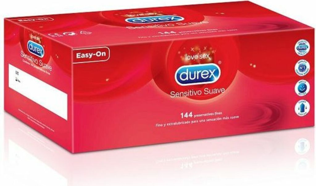 Durex Sensitive Soft 144 unità Immagine del prodotto 