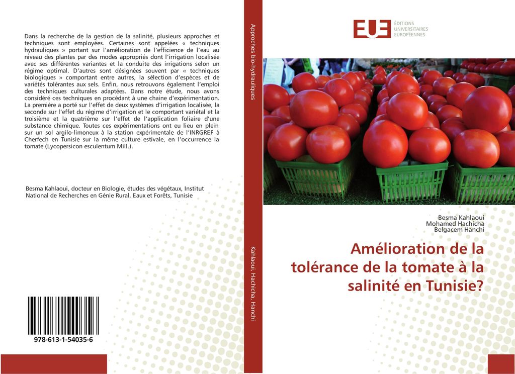 Amélioration de la tolérance de la tomate à la salinité en Tunisie?