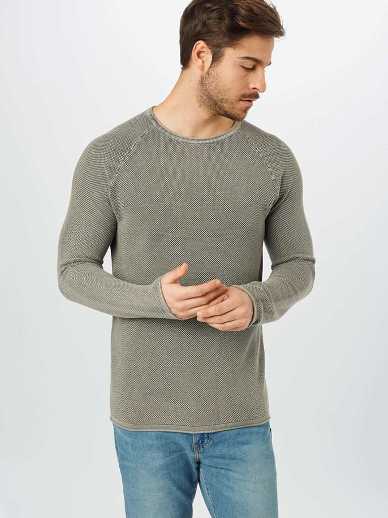 Key Largo Pullover Rundhals Grau Produktbild 