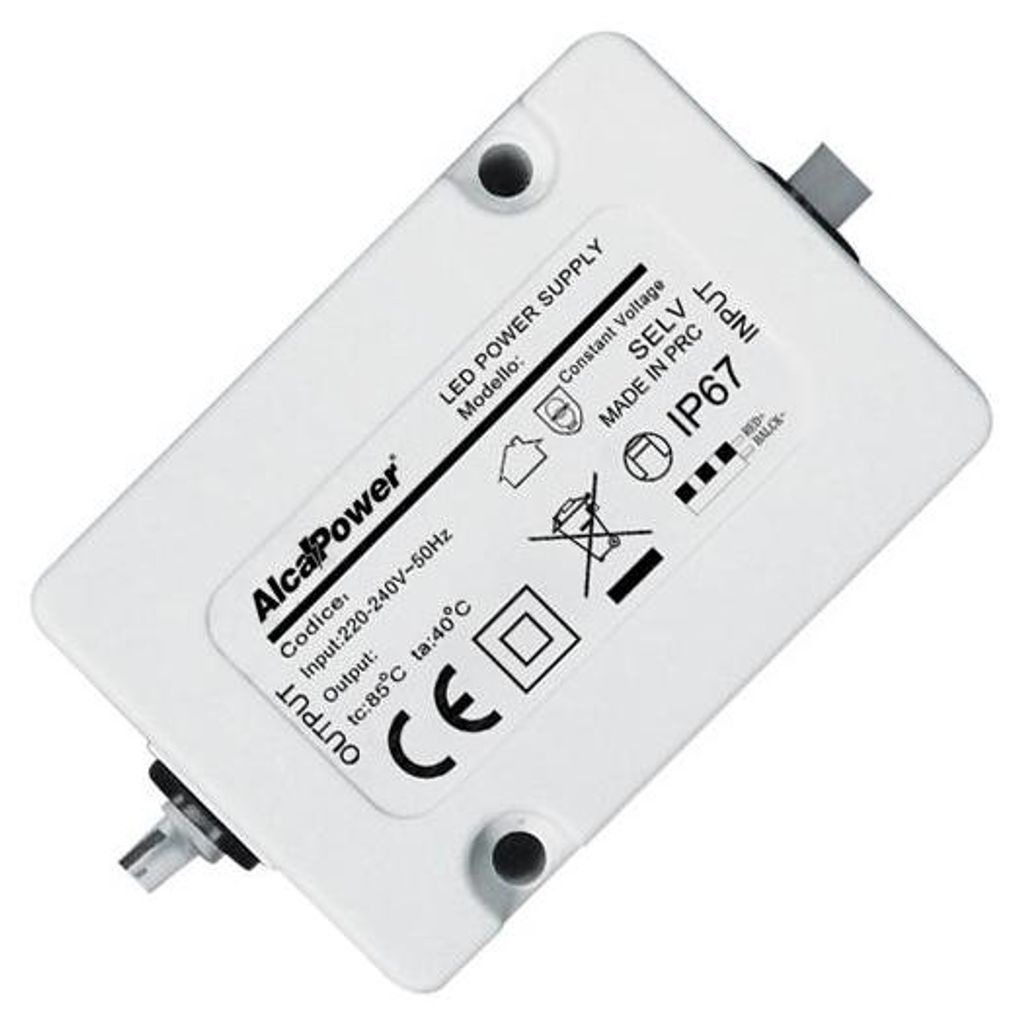 Alimentatore stagno 12W 12V IP67 Immagine del prodotto 