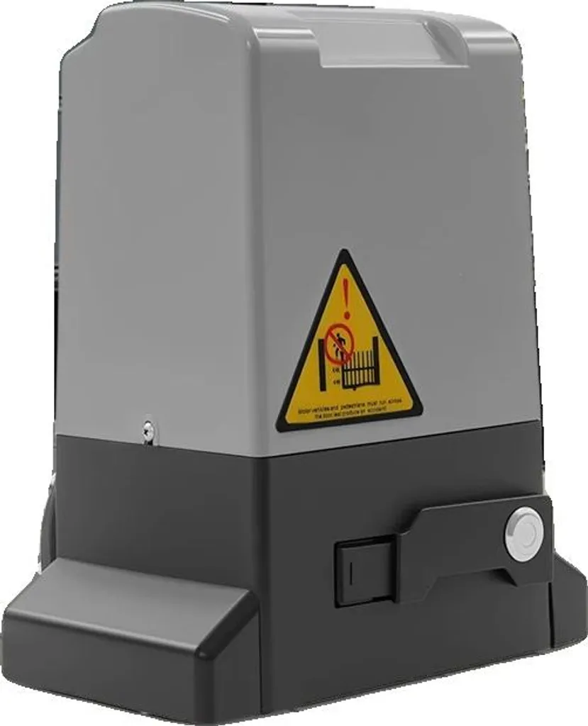 Moteur de portail coulissant automatique 750W robuste coloris gris