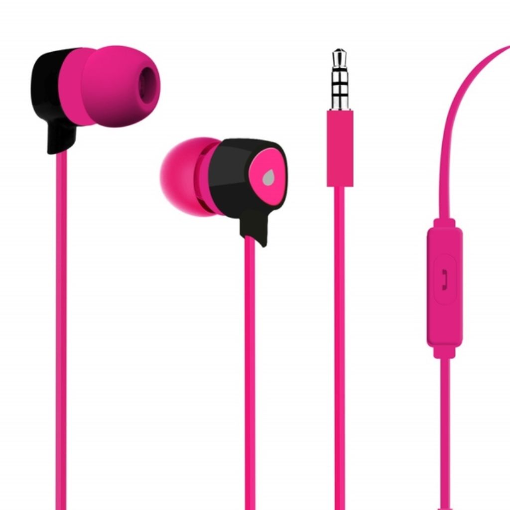 Prisma In-Ear Flat-Cable Headphone Pink