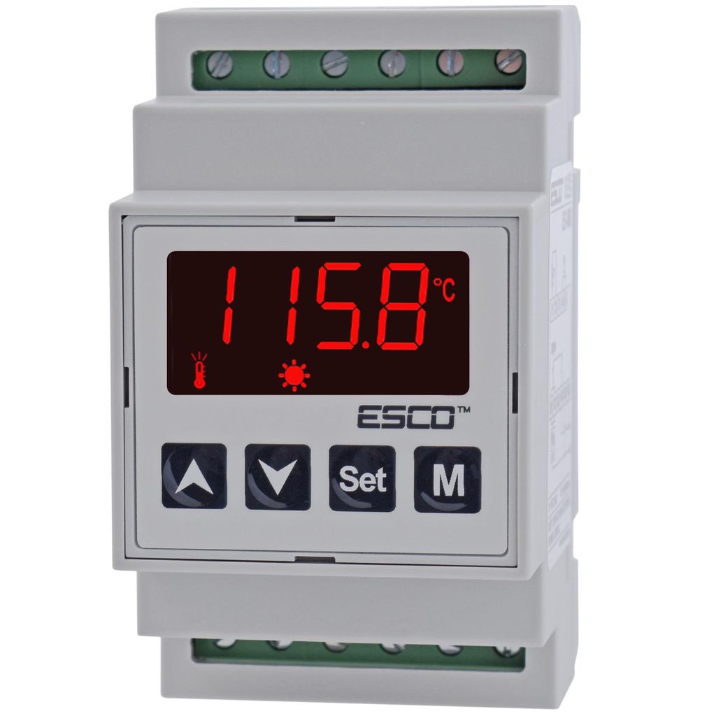 TEMPERATURREGLER DIN Hutschiene Digital Thermostat Temperaturschalter mit fühler 150°C 20A MAX 4500W 230V ESCO ES-10D