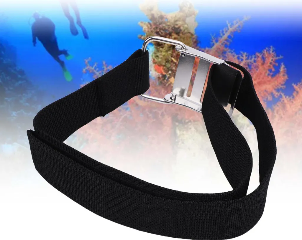 Sangle bouteille de plongée avec boucle acier inox anticorrosion - 4