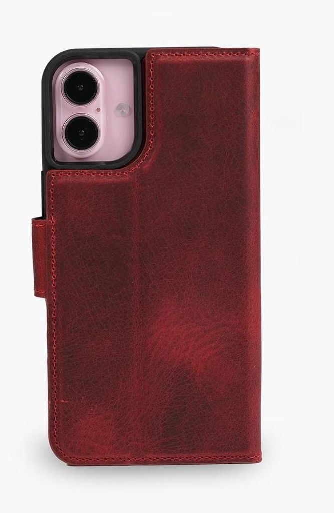 Wachikopa Lederhülle kompatibel mit iPhone 16 Plus mit Kartenfach