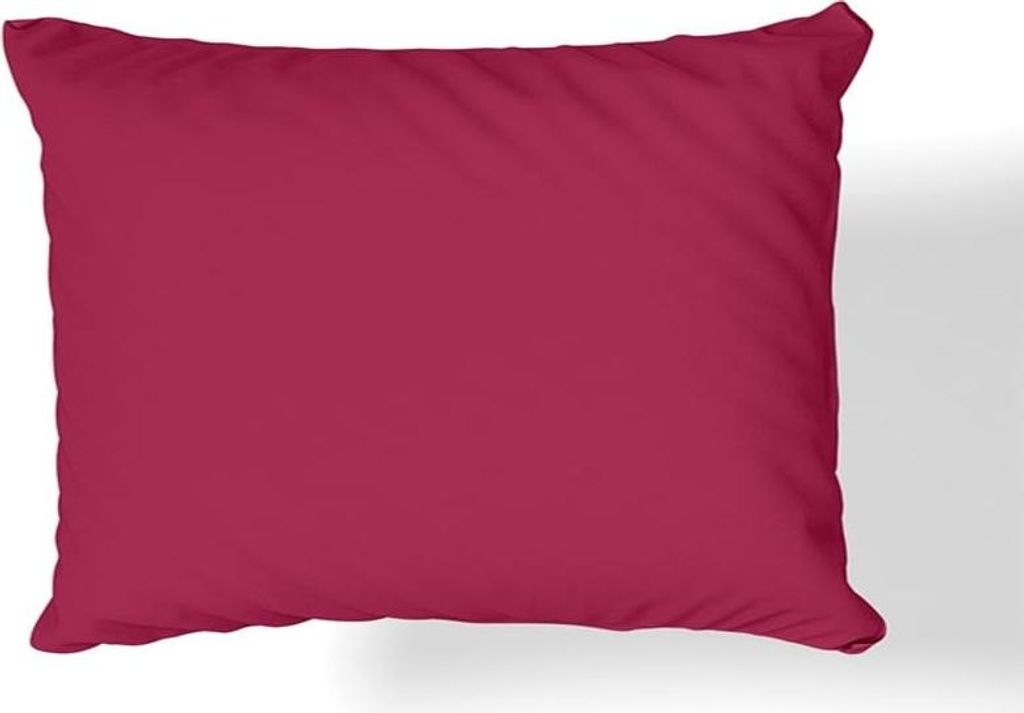 Baumwollsatin-Kissenbezug 50x60 Magenta
