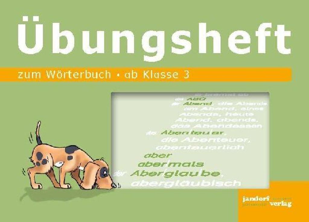 Wörterbuch Übungsheft Produktbild 
