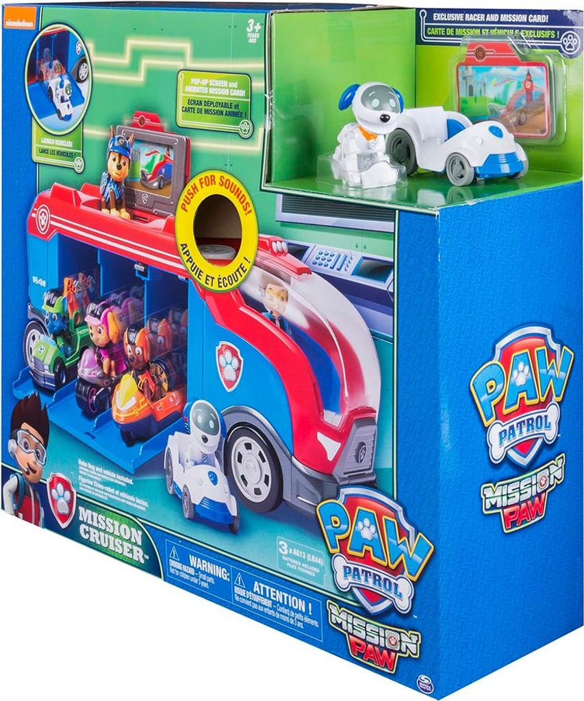 PAW Patrol Mission Rescue – Basic Fahrzeug Mit Figur – Zufallscharakter – Für Kinder Ab 3 Jahren