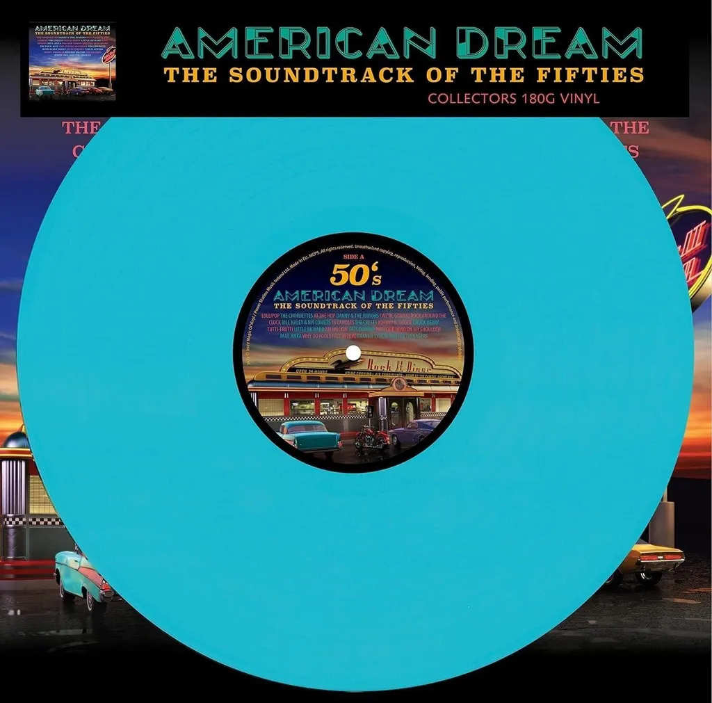 Vinyle 180g Édition Limitée American Dream Soundtrack Fifties Turquoise