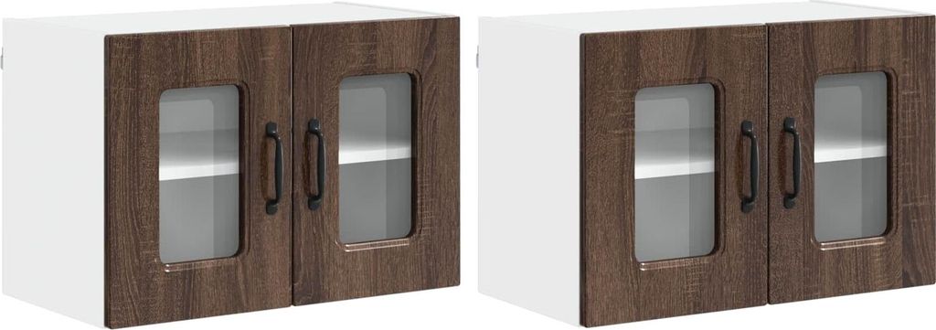 Küchenschrank Kalmar 2 pcs Braun Eichen-Optik 60 x 31 x 40 cm