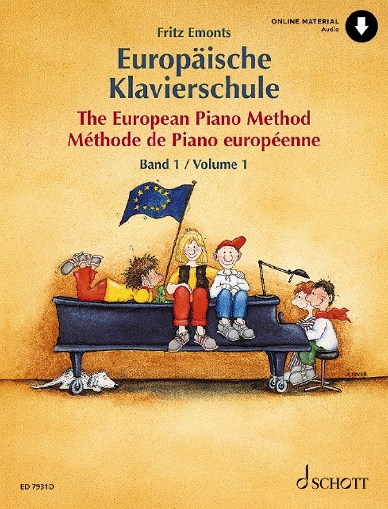 Europäische Klavierschule Band 1 (+Online Audio)für Klavier Produktbild 