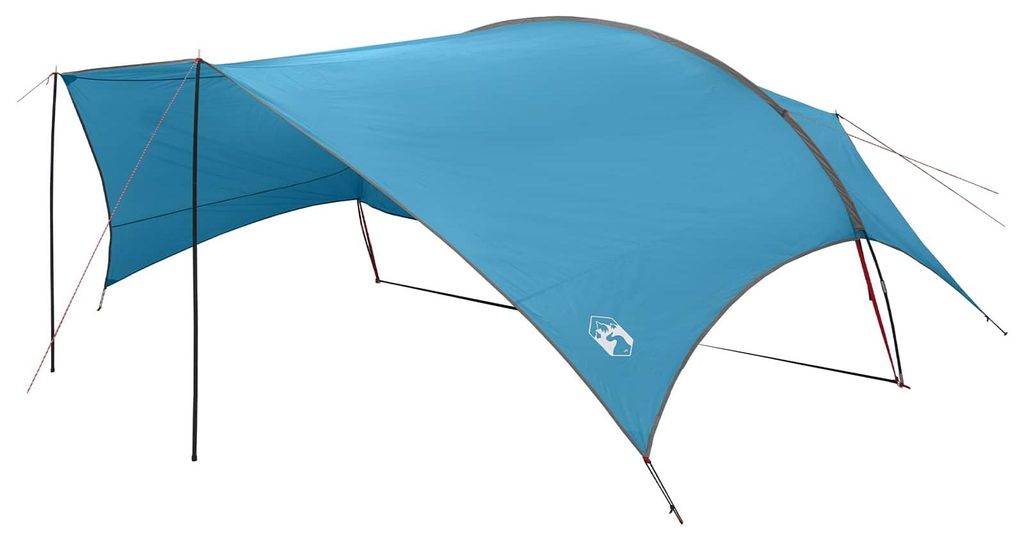 vidaXL Camping Tarp Wasserfest Blau 695 x 580 x 200 cm