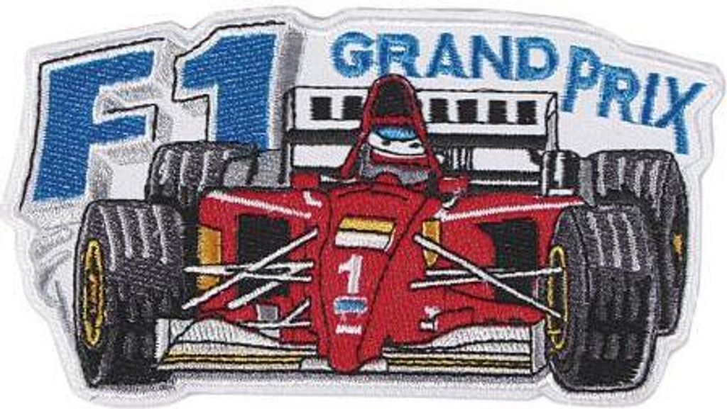 AUFNÄHER - F1 Grand Prix - 04826 - Gr. ca. 11 x 5 cm - Patches Stick Applikation