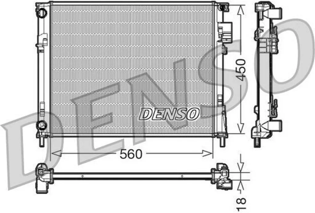 Radiateur moteur pour Trafic II et Vivaro A : Solution refroidissement X83