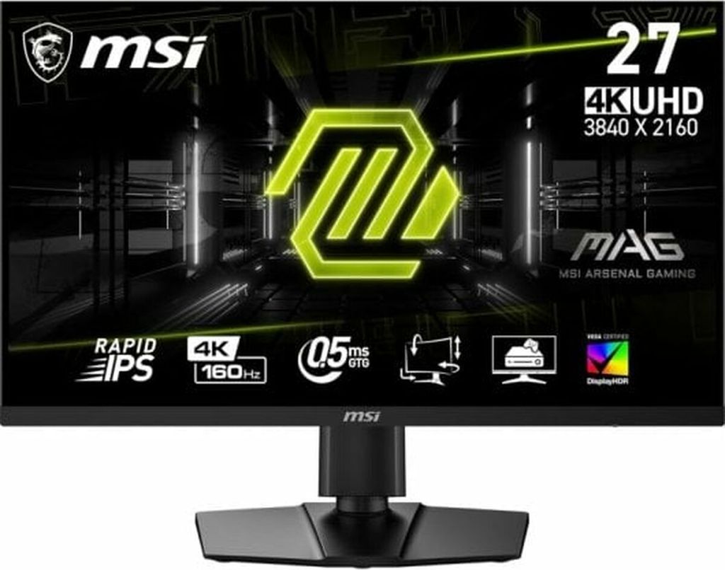 MSI MAG 274UPF E2 27 Zoll UHD Gaming Monitor - 3840 x 2160 Rapid IPS Panel, 160 Hz / 0.5ms