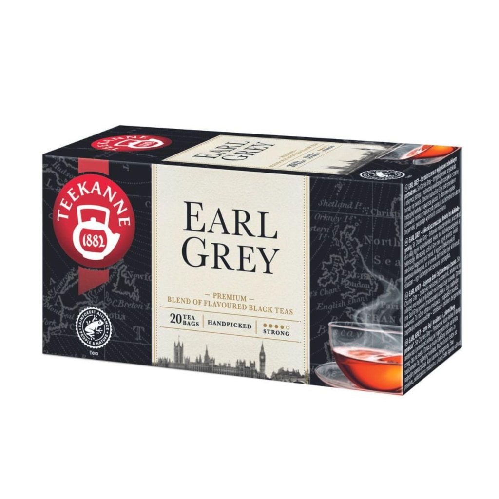 TEEKANNE - Earl Grey - Natürliche Schwarzer Tee mit Bergamotte - 33 g