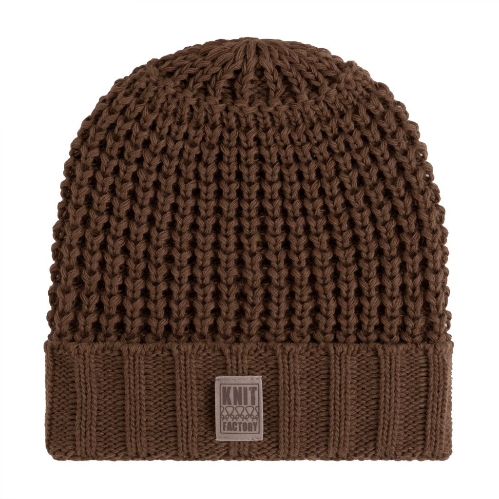 Knit Factory Robin Mütze - Tobacco - One Size Produktbild 