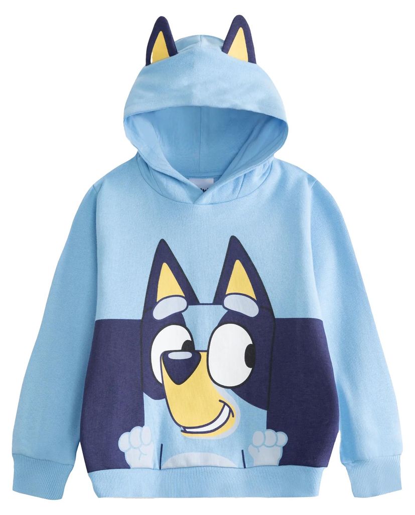 Bluey - Kapuzenpullover für Kinder NS9899 (92) (Blau)