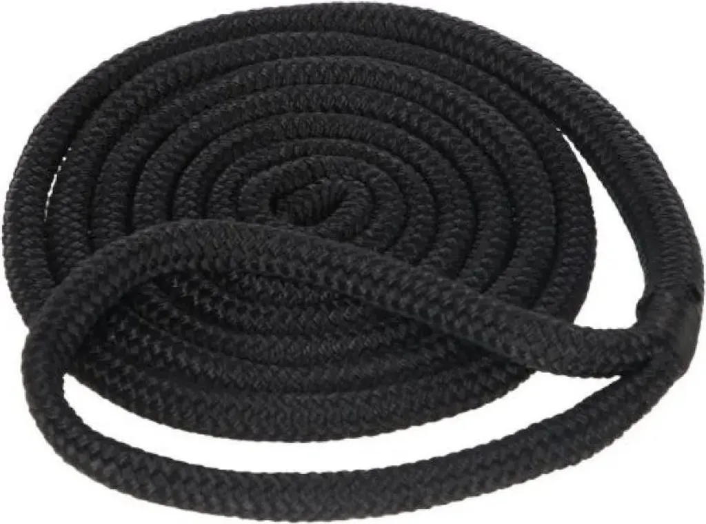 Corda intrecciata Plastimo per la protezione degli occhi 2,5 M Nero 12 mm Nero 12 mm