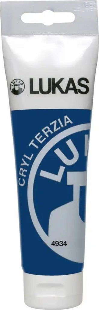 Lukas Cryl Terzia Plastic Tube Acrylfarbe Prussian Blue 125 ml 1 stk