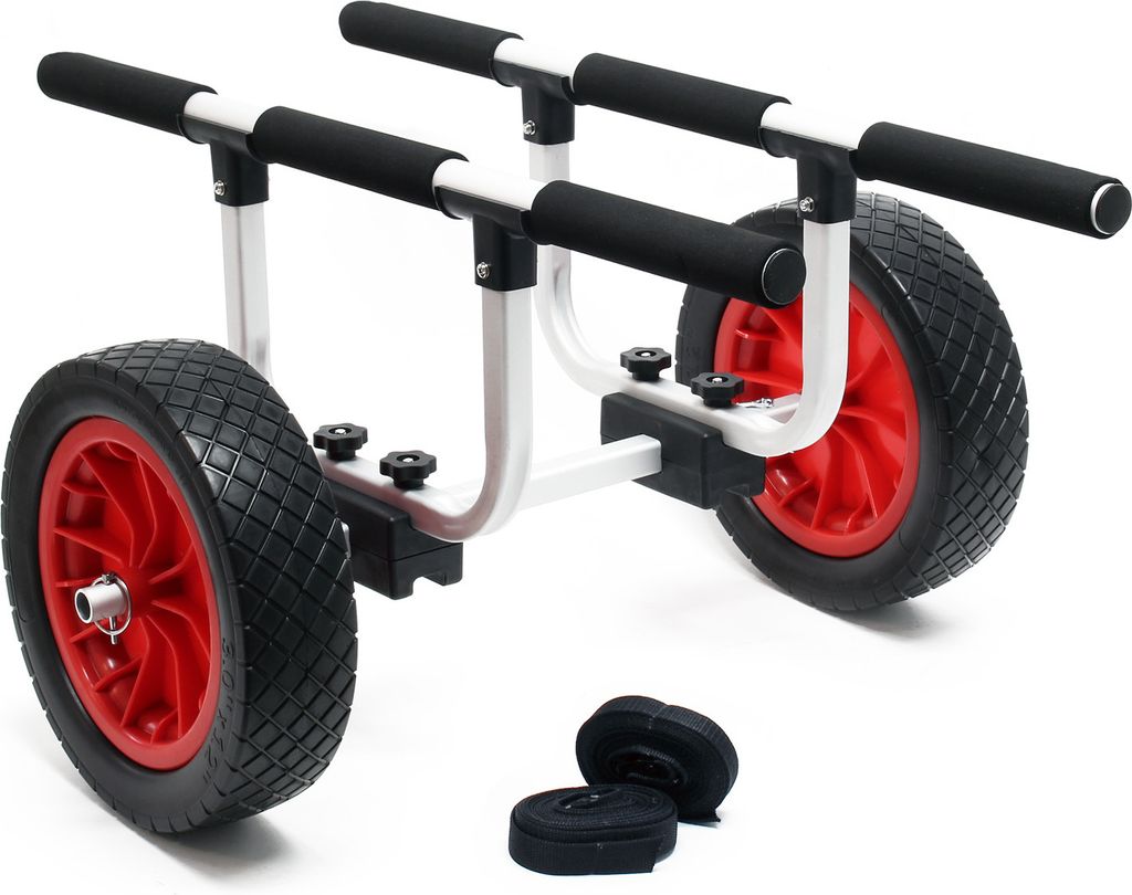 Wiltec nastaviteľný hliníkový vozík na kanoe do 90 kg, Obrázok produktu 1