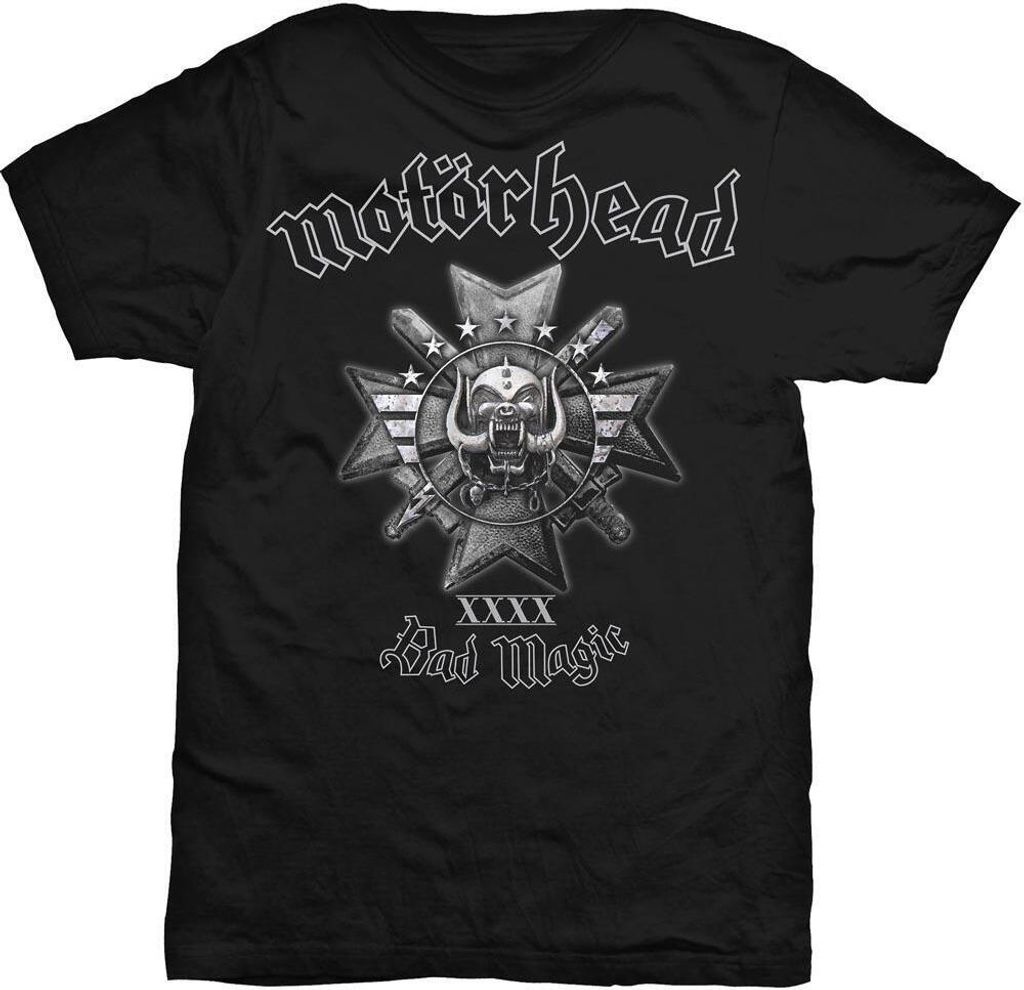 Motorhead - "Bad Magic" T-Shirt für Herren/Damen Uni RO2262 (S) (Schwarz)