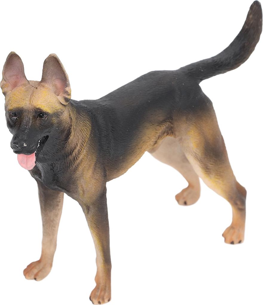Deutscher Schäferhund-Hundefigur, hohe Simulation, lebensechtes Modell, frühes pädagogisches Tierspielzeug
