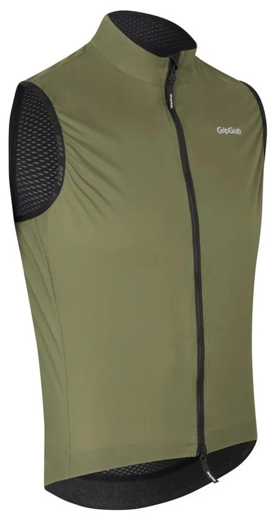 Gilet de vélo coupe-vent Gripgrab Pacr compact et ultra respirant