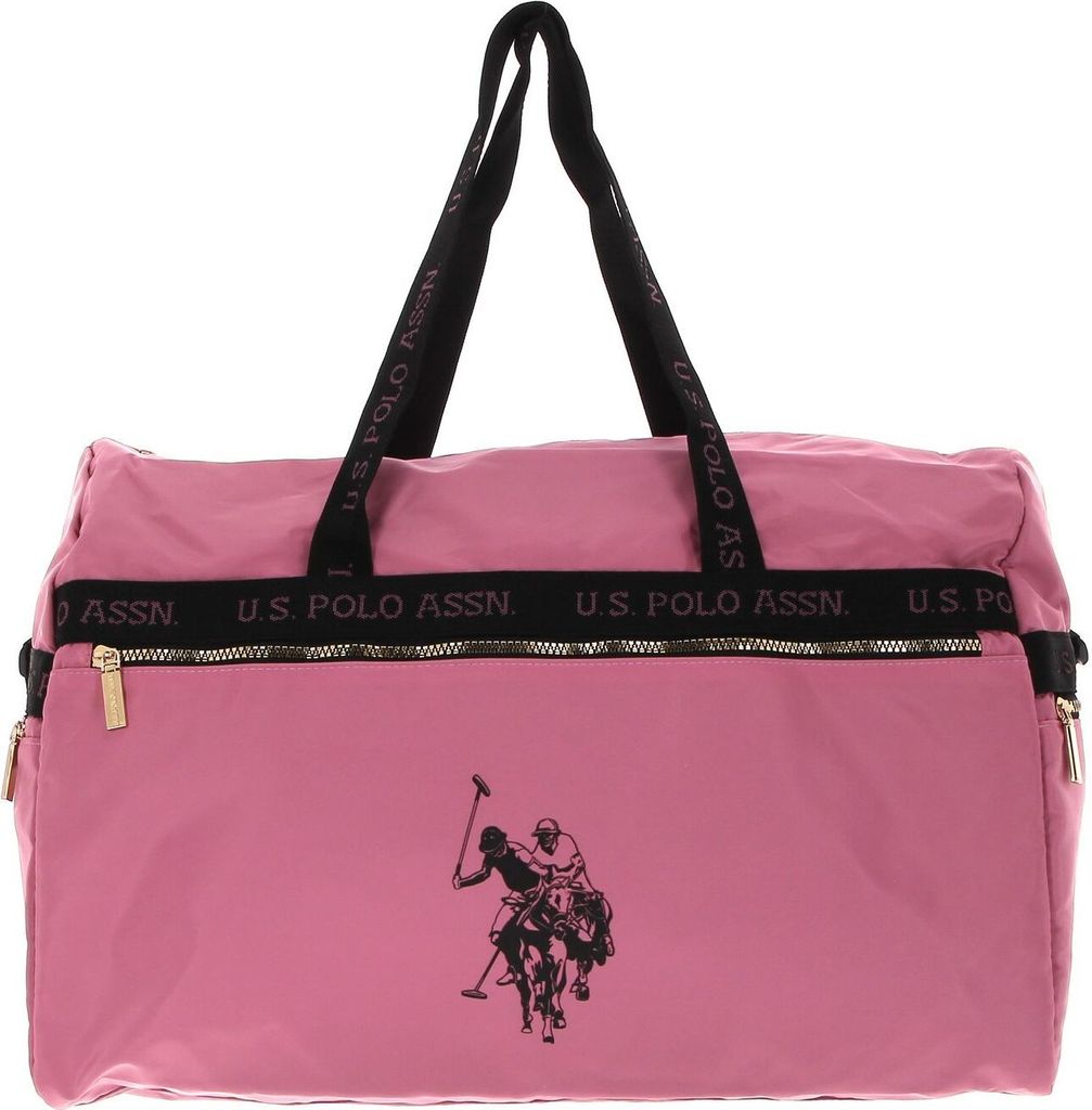 U.S. POLO ASSN. Reisetasche Schultertasche New Sport Chic Weekender Bag Rose rosa