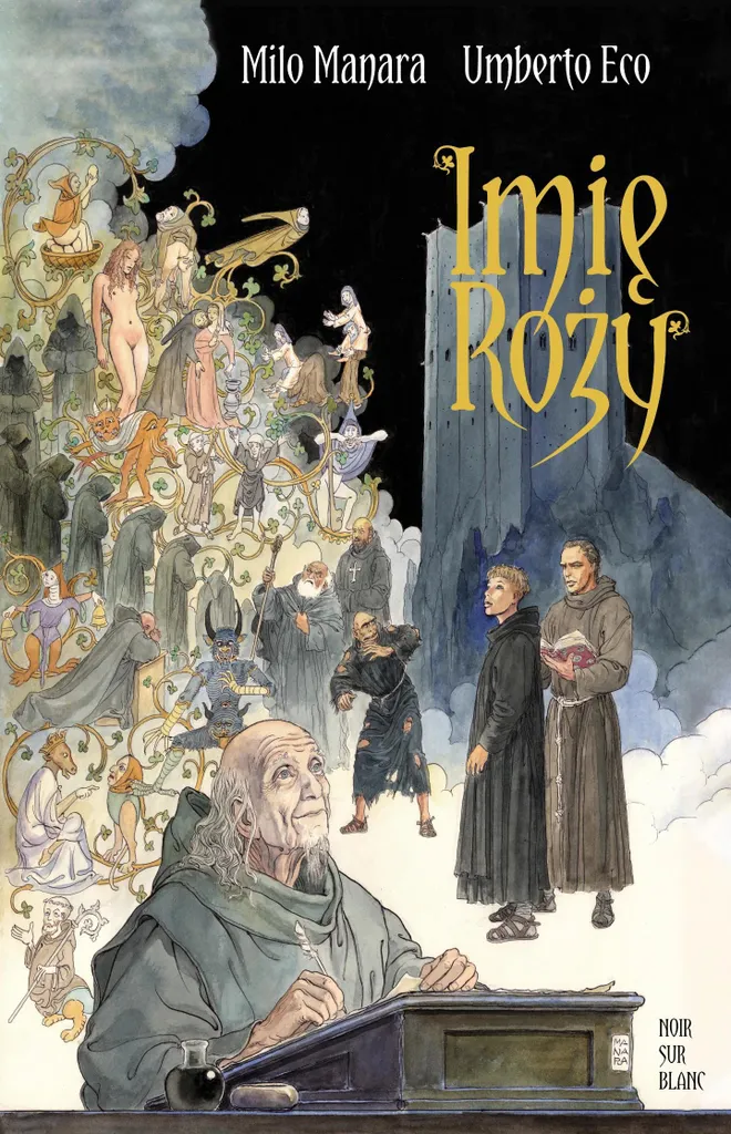 BD Adulte Le Nom de la Rose Umberto Eco pour Collectionneur Polonais