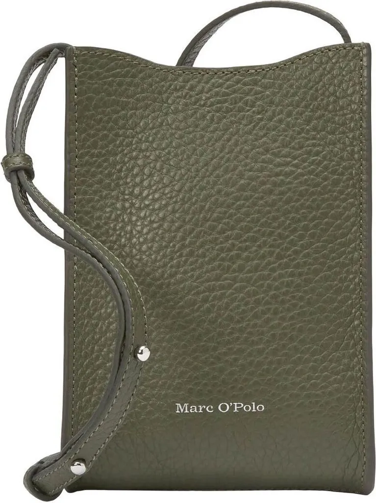 Pochette Beth Marc O'Polo en Olive Crop : sacoche mobile design et durable