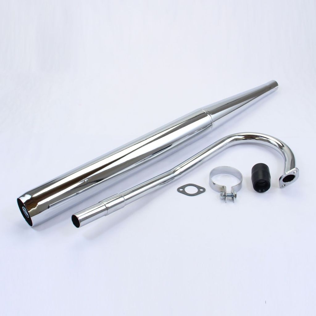 Auspuff + Krümmer SET für Zündapp ZA 40 Typ 460-030 460-031