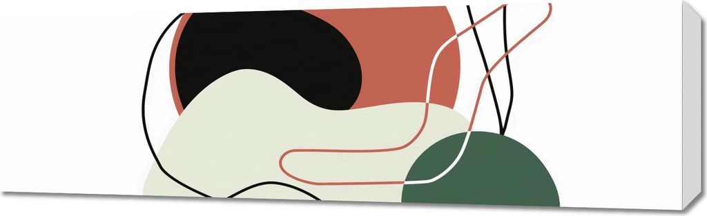 Bild 100x30cm Ebenen