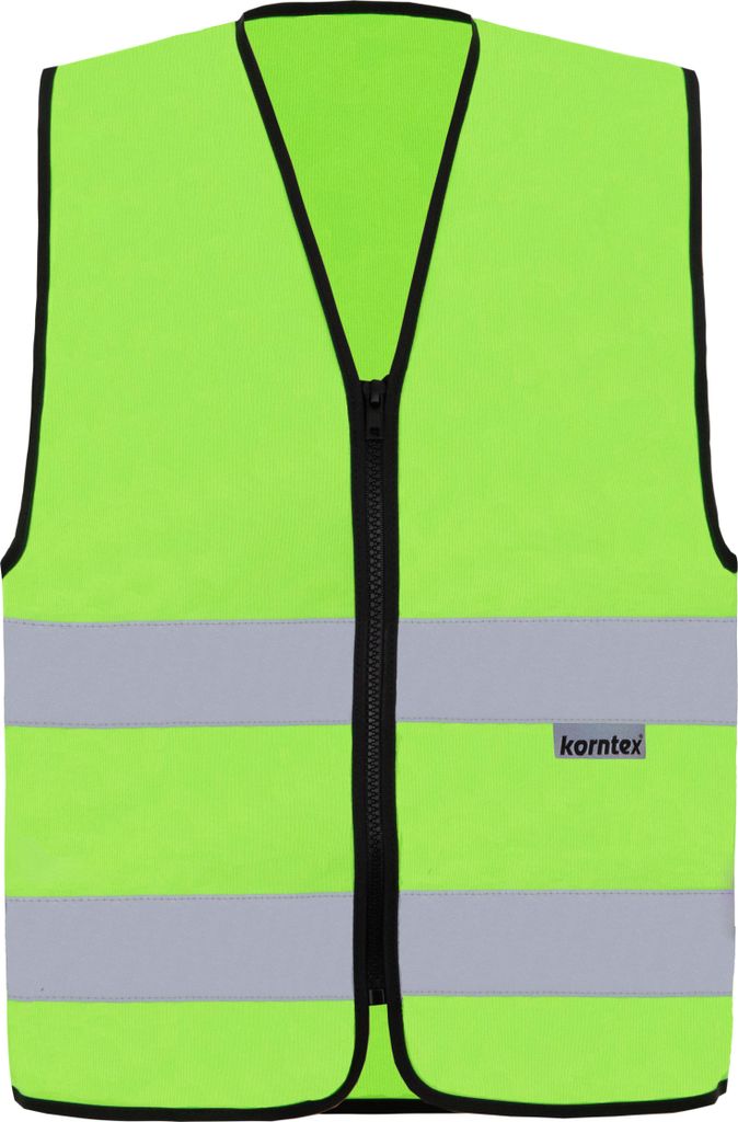 Warnweste mit Reißverschluss "Cologne" - Korntex