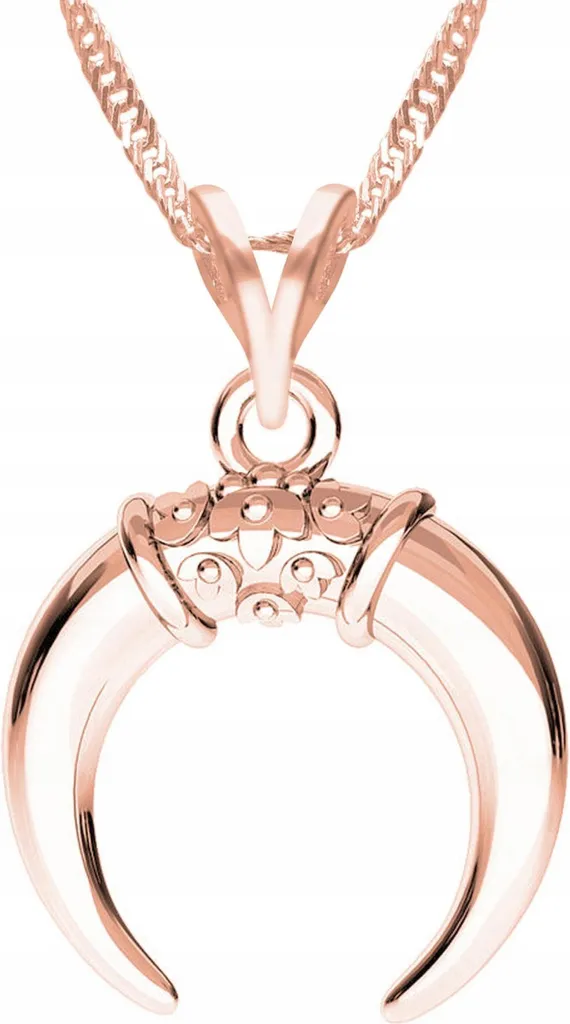 Collana Amuleto Luna Argento 925 Placcato Oro - Gioiello Boho-Chic