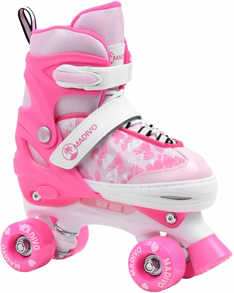 Kinder Rollschuhe Skater für Girls /Mädchen Skater Rollerskates Gr 33-40 