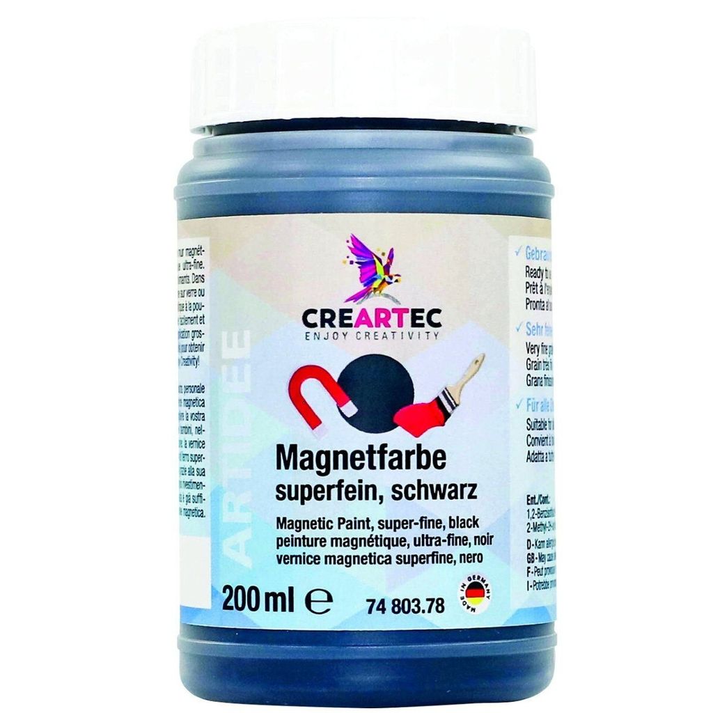 50,50 € / 1 l Magnetfarbe schwarz, 200ml Produktbild 