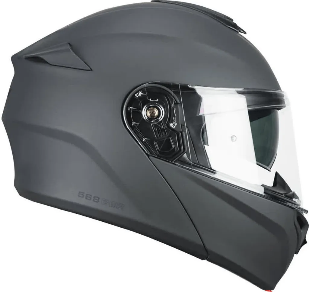 Casque CGM 568A BER Modulable Graphite Mat avec Visière Anti-Rayures