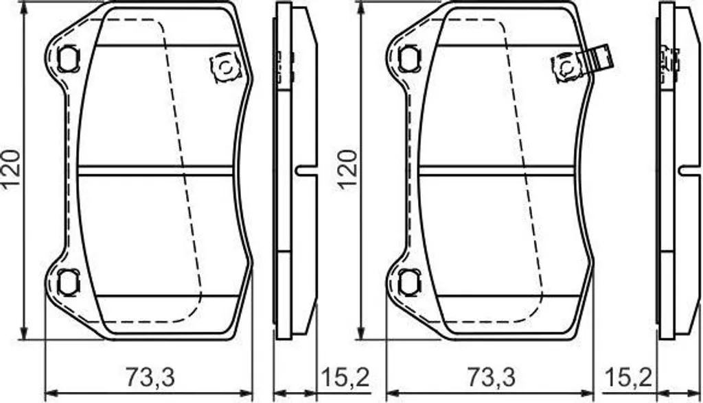 BOSCH 0 986 494 310 Plaquettes de Frein OE D10F0CD00C pour 350 Z Z33