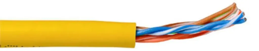 Câble Patch CAT5E U/UTP ACT EP358B Jaune - Bobine 305m multi-brins - 3