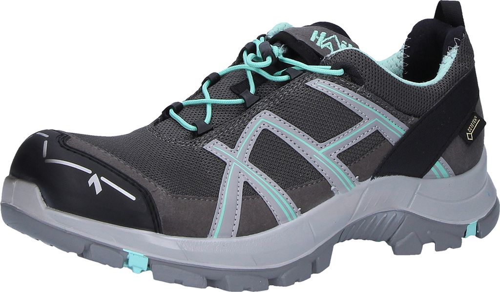 HAIX Sicherheitshalbschuh Black Eagle Safety 40.1 WS low 610041 S3 ESD SRC DGUV 610041 Gr.37 grau/mint