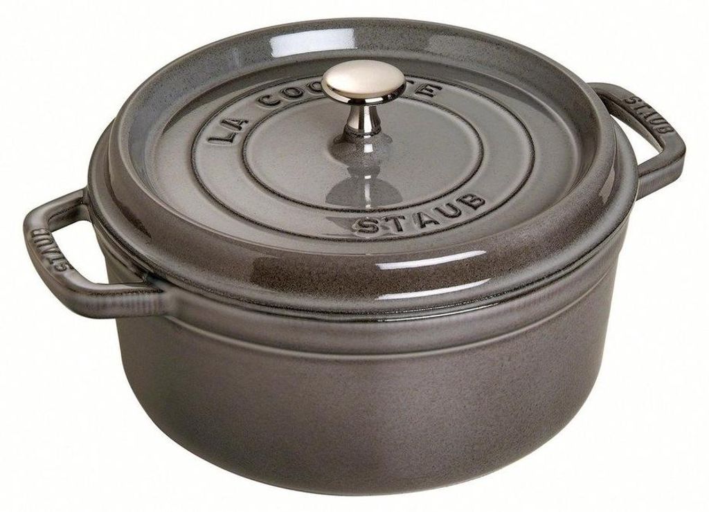 Staub Cocotte Ronde 28cm - gris graphite Image du produit 
