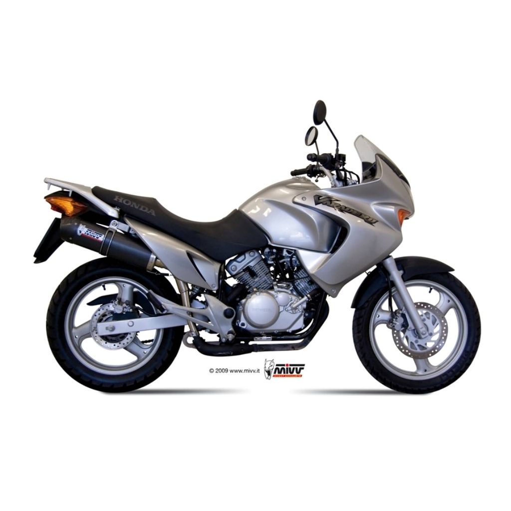 MIVV Oval Carbon Slip-On Auspuff genehmigt für HONDA XL 125 Varadero