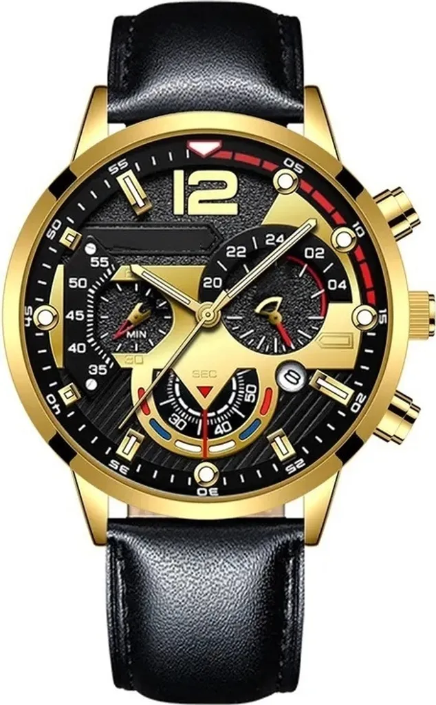 Emmet KP25961 Orologio Uomo Nero Oro - Miglior Rapporto Qualità Prezzo