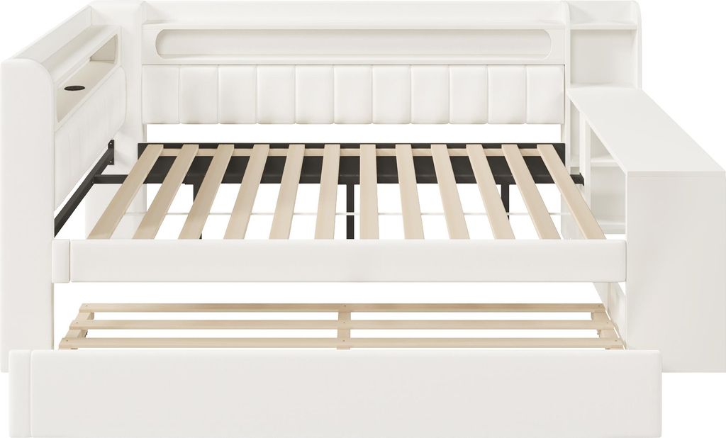 Flieks Jugendbett 140x200cm mit Led und Usb, Tagesbett Produktbild 