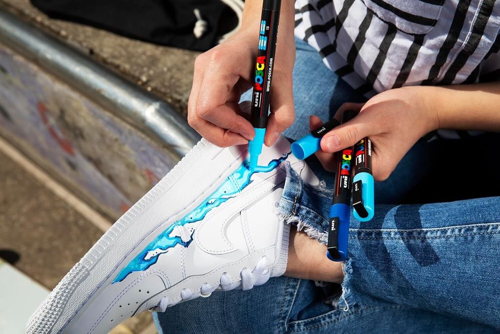 Bemalen Air Force Personalisieren Damen Air Force Mit Edding