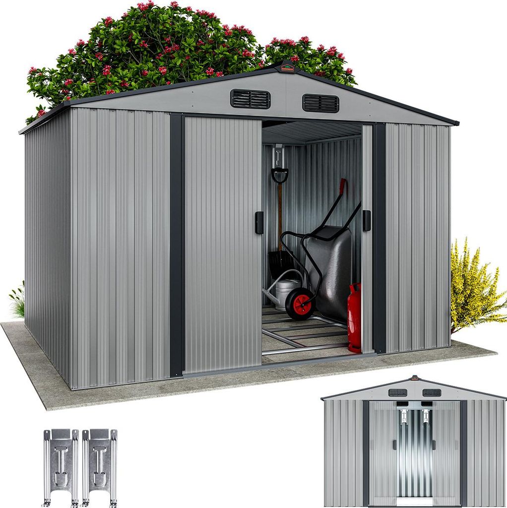 GARDEBRUK® Abri de jardin métal XXL 5m² fondation Image du produit 