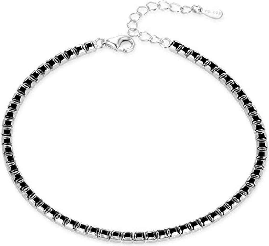 Bracciale Tennis Argento 925 Uomo AGB777/21-BK | Trend 2026